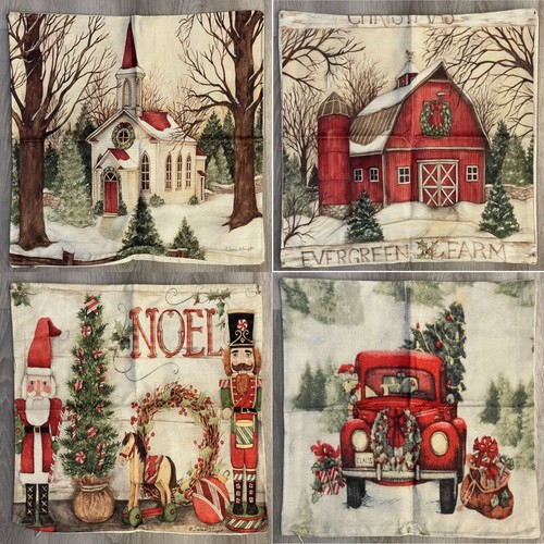 17" x 17" Weihnachten Urlaub Geist Überwurf Kissenhülle Sofa Kissenbezug Wohndeko - Bild 1 von 10