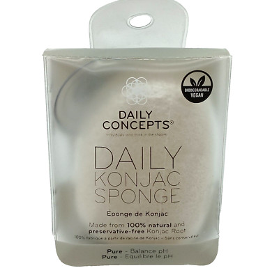 Konjac Root Sponge - 100% Pure Natural Skin Cleanser New