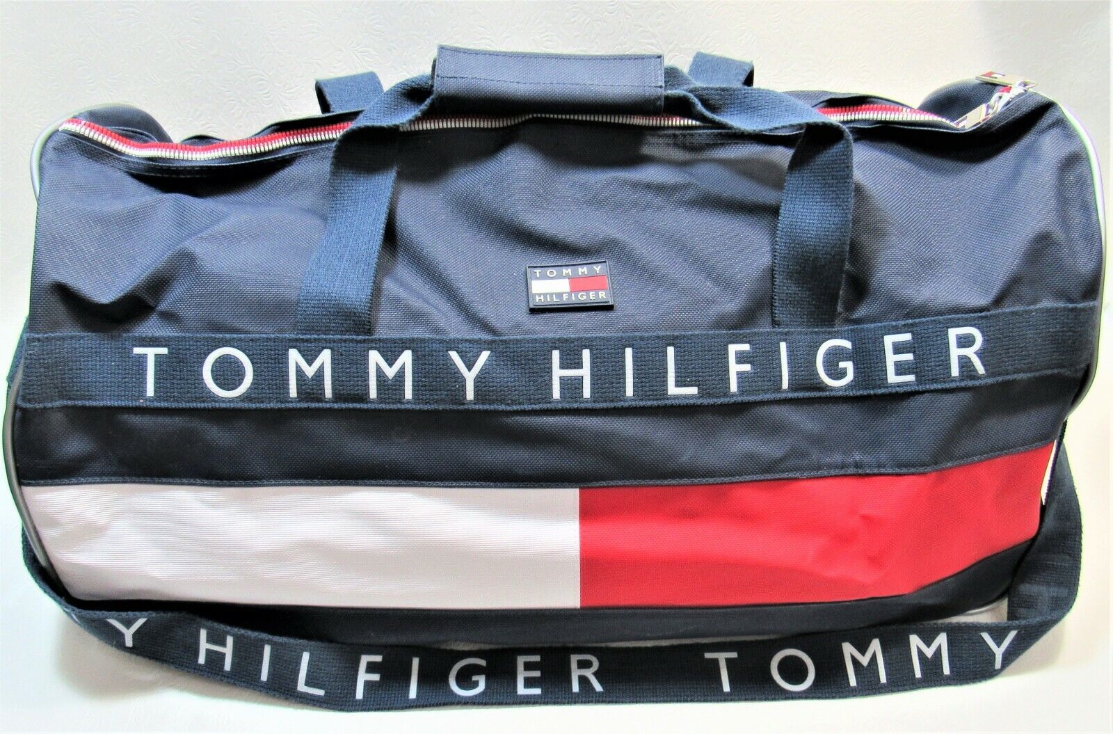 Fern Psykiatri Recept Tommy Hilfiger Duffle Bag Gym Large Vintage | eBay
