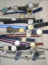 Mixed Watches Men And Women's Lot Of 23 Seiko Timex Citizen Animal Sold AS IS