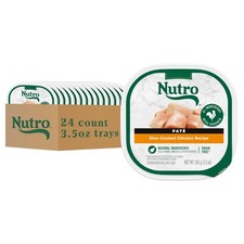 Nutro Adult Natural Grain Free Wet Dog Food Pat  Slow Cooked Chicken Recipe 3.5o