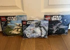 Lego Star Wars Brand New Sealed Poly Bags (At-St+X-Wing+AAT) (30495+30654+30680)