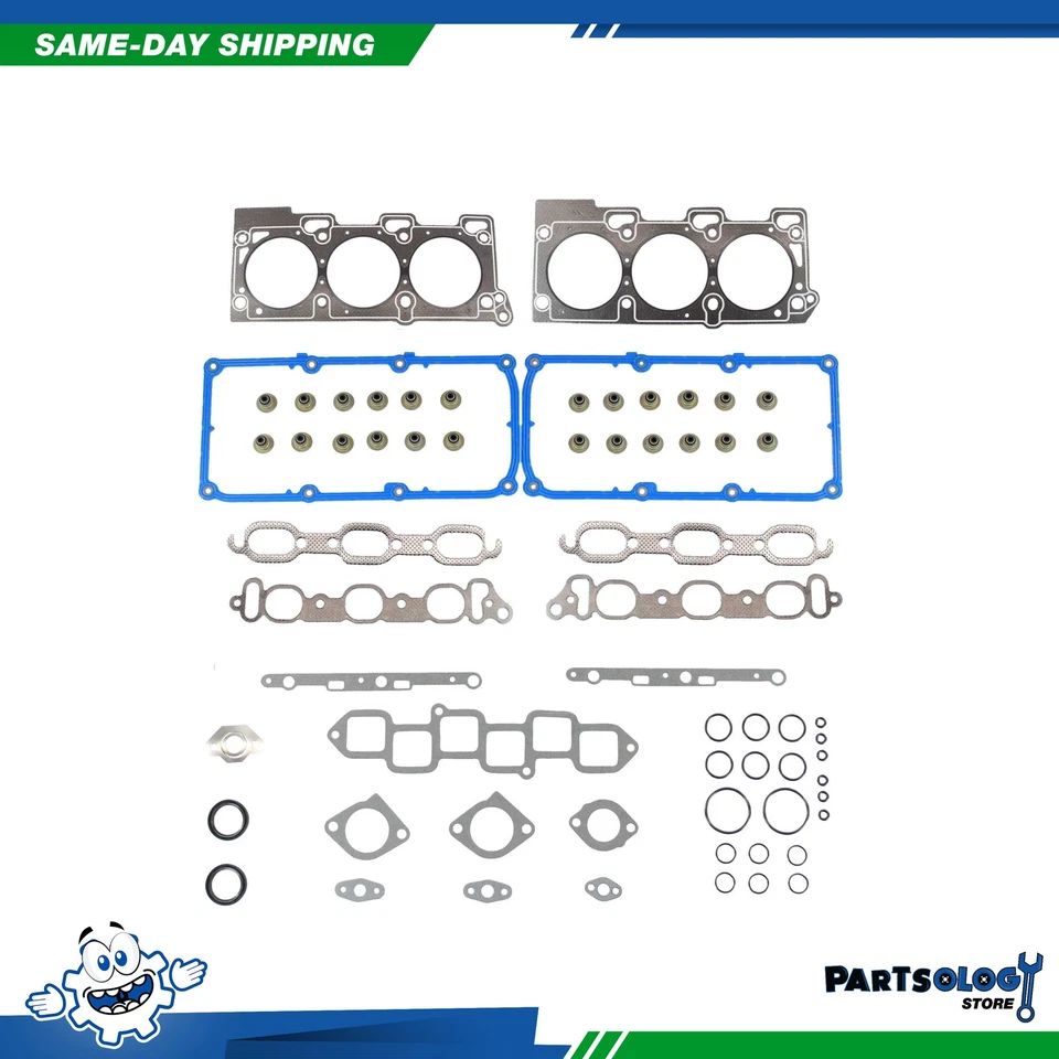 Kit de reconstrucción de motor DNJ EK1145 para 93-94 Chrysler Dodge Concorde 3,5 L V6 SOHC 24v Foto 3 de 4