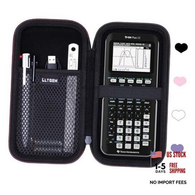 Hard Case Compatible with Texas Instruments TI-84 Plus CE/TI-84 Plus/TI Black