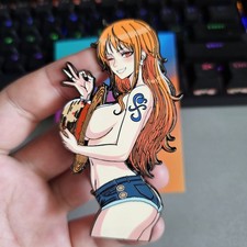 New! One Piece Nami Metal Enamel Pin Badge la...