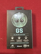 Axil GS All-In-One Ear Buds Bluetooth 29dB SNR / 23 dB NRR