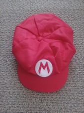 Super Mario Bros Cosplay Mario Red Hat One Size Fits Most Nintendo