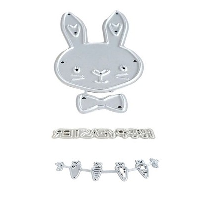 Rabbits Shape Die Cut Carrots Die Cut Metal Templates Carbon Steel Cutting Dies