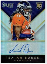 ISAIAH BURSE 2014 SELECT ROOKIE AUTOGRAPHS PRIZM #RAIB 11/99