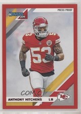 2019 Panini Donruss Press Proof Red Anthony Hitchens #5 4ns
