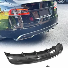 Carbon Fiber Rear Diffuser for Tesla Model S 2016-2019, Full Range