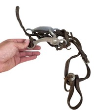 Horse Bridle Western Leather Headstall With Curb Bit Equestrian - HN