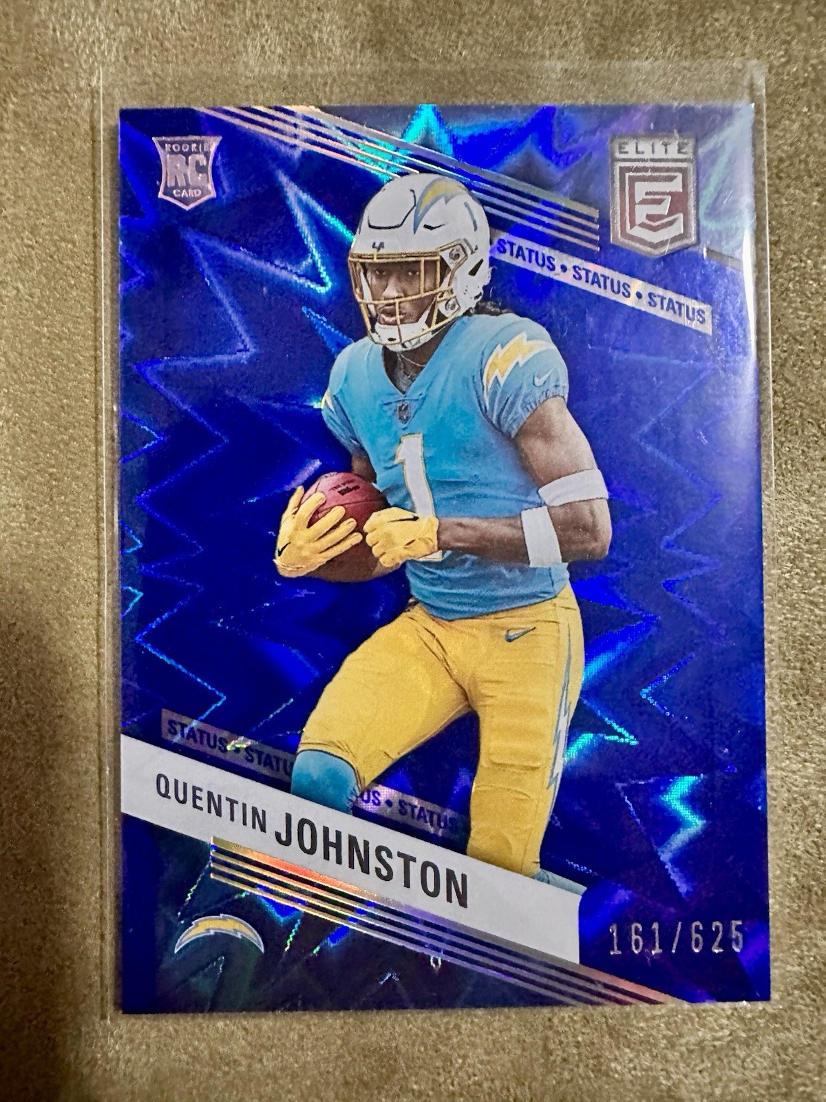 2023 Panini Donruss Elite - Status #176 Quentin Johnston /625 (RC) LA Chargers