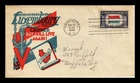 US COVER LUXEMBOURG OVERRUN COUNTRIES FDC SCOTT 912 CACHET CRAFT
