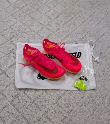 Nike Air Zoom Victory Pink Orange Track Distance Spikes Mens Sz 8 CD4385-600