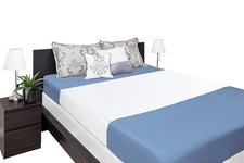 Washable Incontinence Bed Pad - Waterproof with Tuck-in-Sides   Leakage  Swe...