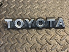 Toyota Pickup Truck Sequoia Chrome Emblem Badge Logo 1987 1988 2wd