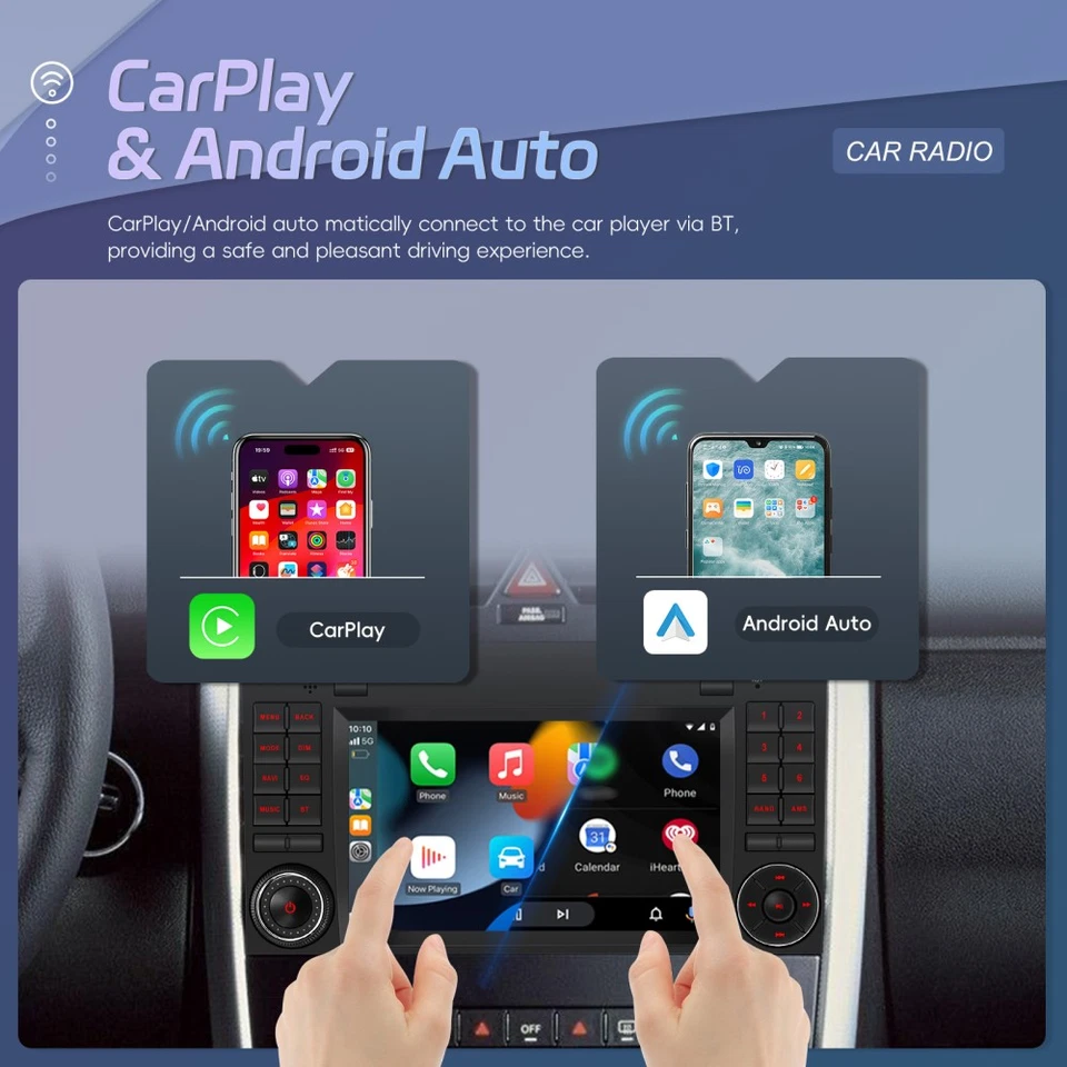 Kamera Android 15 Autoradio GPS Für Mercedes Benz A/B Klasse Viano Vito Sprinter - Bild 3 von 4