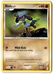 Riolu 6/12 DP Trainer Kit: Manaphy & Lucario Common