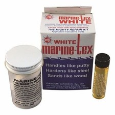 Travaco Marine-Tex 2 oz WHITE Epoxy Repair Pu...