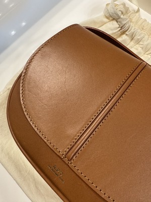 A.P.C. Betty Camel Crossbody Bag Shoulder Smooth Leather | eBay