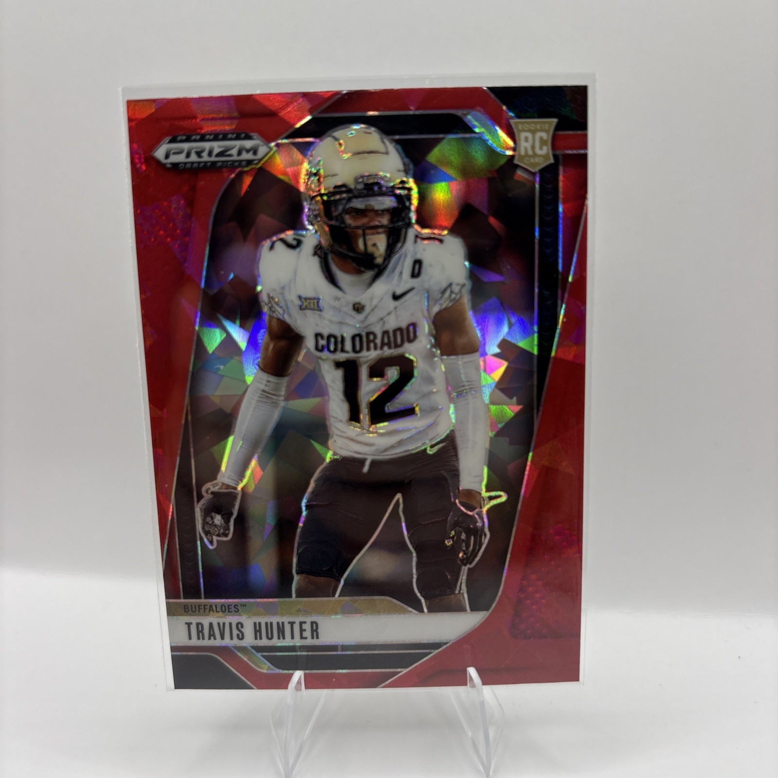 2025 Panini Prizm Draft Picks - Travis Hunter #20 Red Ice Prizm (RC)