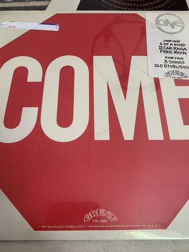 ONE (1) - COME – 12 INCH VINYL STEREO LONG PLAY ALBUM – GRUNT FTR-1008 - Picture 2 of 3