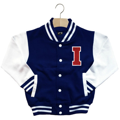 CLASSIC VARSITY BASEBALL JACKET UNISEX PERSONALIZED GENUINE US I COLLEGE LETTER