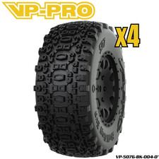 Vp-pro Vp-507g 110 Short Course Truck Tires 4 Pre-mounted Black Wheels Sct Rc Vp-pro Vp-507g 110 Short Course Truck Tires 4 Pre-mounted Black Wheels Sct Rc