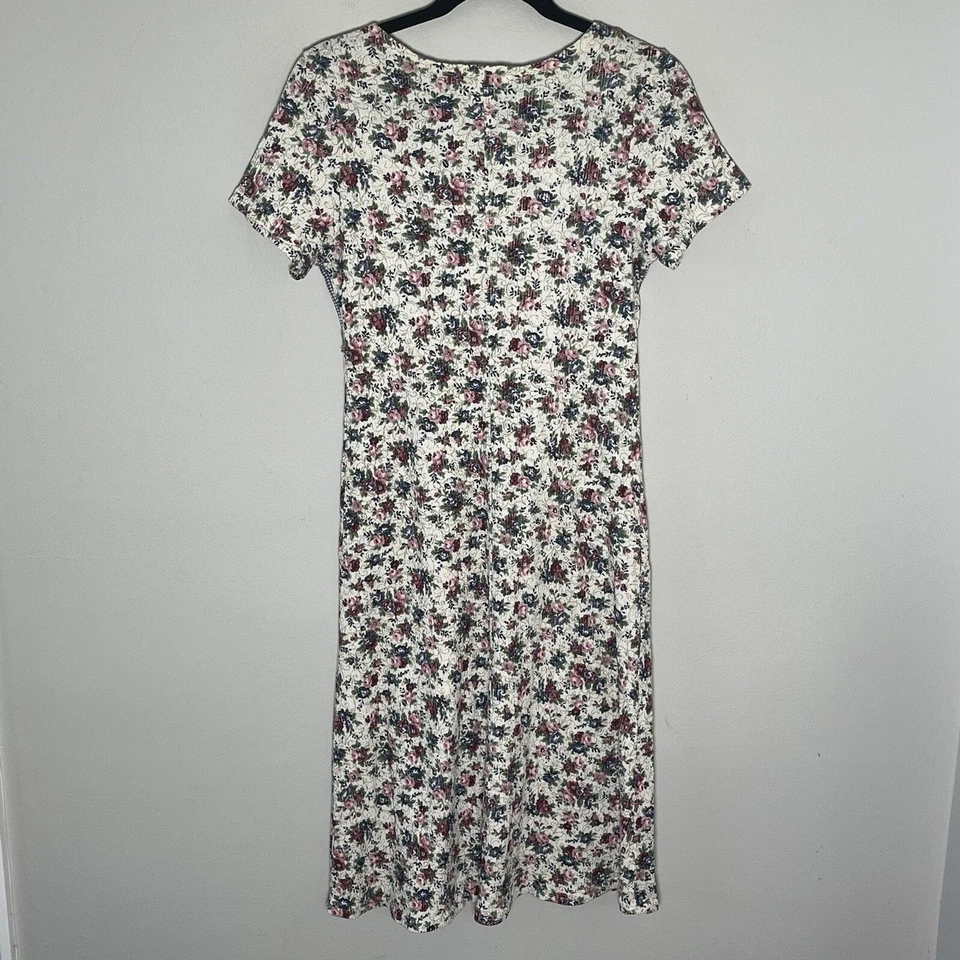 Vintage Rampage Dress Juniors XL Y2K Ditsy Floral MIDI Cottagecore Boho - Image 2 of 4