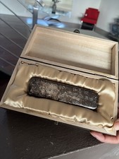 Chinese Antique Silver Bar with Box (Ingot Money) "5" (L) EE615
