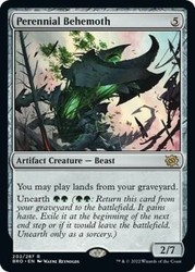 Perennial Behemoth - Foil - The Brothers' War #202/287