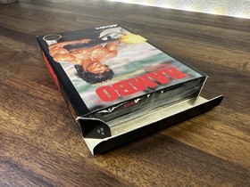 Rambo Complete in Box CIB (Nintendo, NES 1988) Great Shape w/Poster & Inserts!🔥