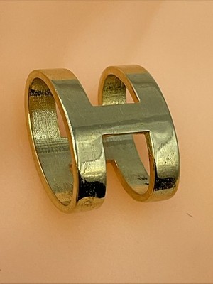 Damen Charm Anhänger massiv 18K (750) Gelbgold Anfangsbuchstabe ''H'' 2,1gr.