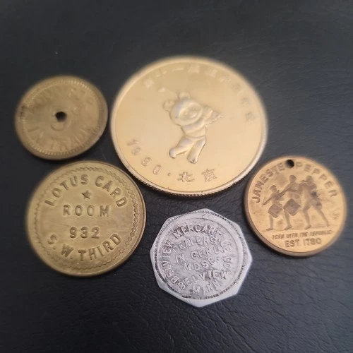 tokens medals lot.  Lot Of 5