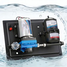 12V Water Pump and Accumulator, 55PSI Camper/RV/Caravan/Yacht/Diaphragm Pump
