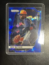 2025 Panini Prizm Brice Matthews Blue Ice Prizm #285 Houston Astros MLB