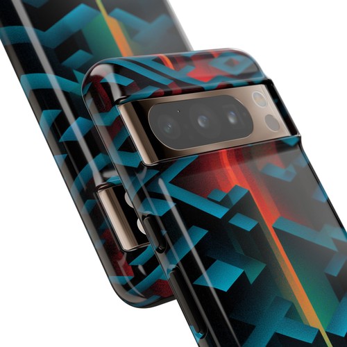 Dark Neon Labyrinth Red Shift Phone Case for iPhone, Samsung Galaxy, Pixel - 第 232/242 張圖片