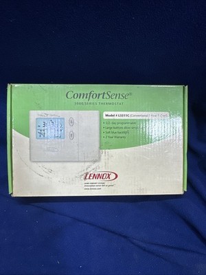 Lennox ComfortSense 3000 Thermostat 51M34 Universal 5/2 Day Programmable White