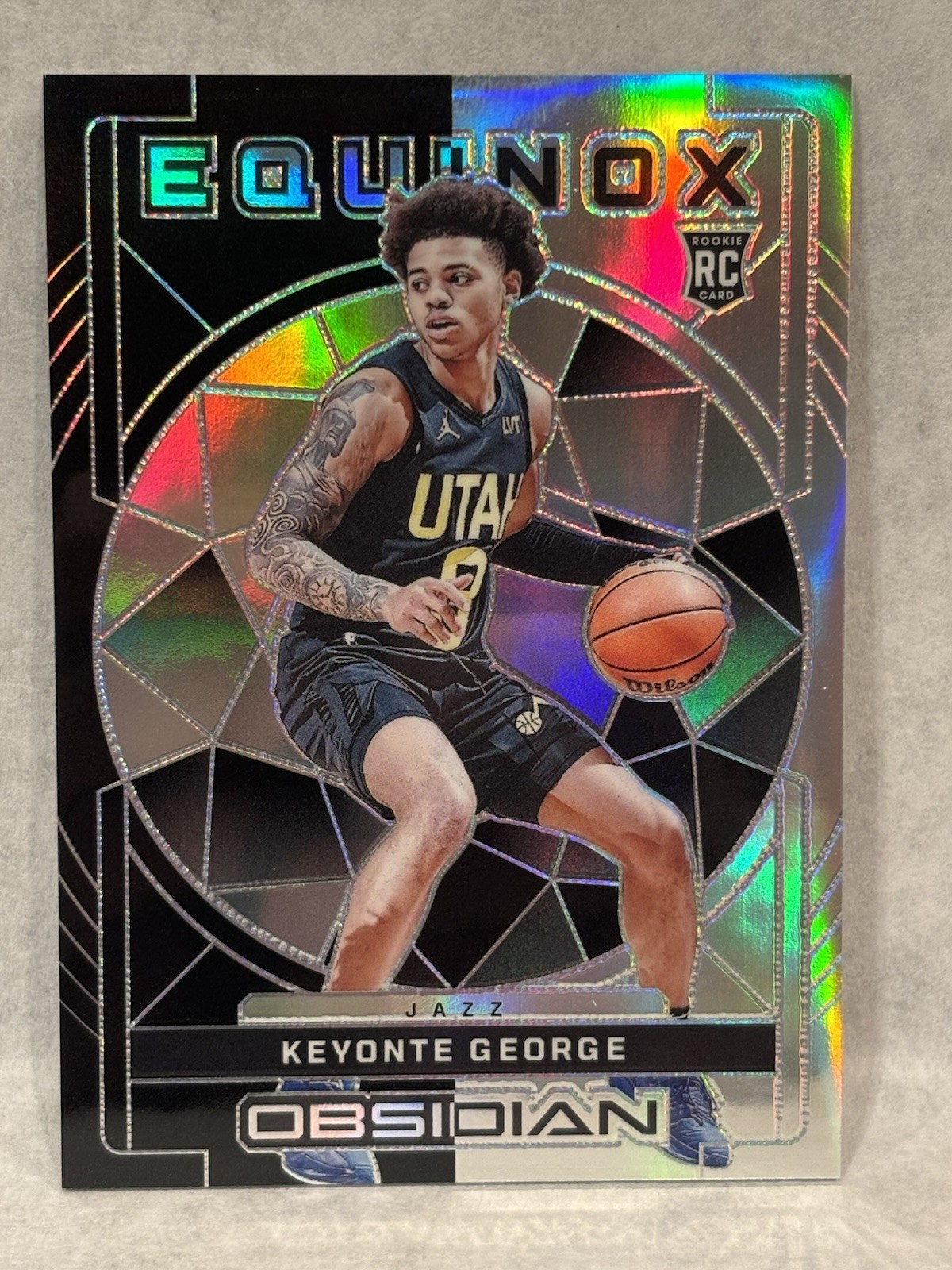 2023-24 Panini Obsidian - Equinox Keyonte George #34 /99 (RC)