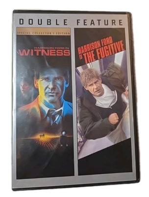 WITNESS & THE FUGITIVE-HARRISON FORD DBL Feature-TOMMY LEE JONES hunts FORD