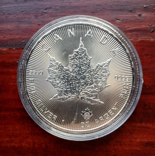 2023 CANADA UK Queen Elizabeth II MAPLE LEAF 1 OZ Genuine Silver $5 Coin