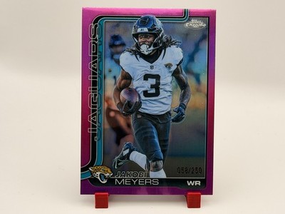 2025 Topps Chrome - Jakobi Meyers #176 Pink Refractor /250