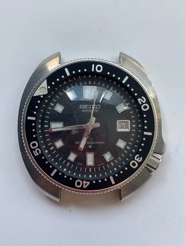 Vintage SEIKO Divers 6015-8119 Automatic Mens Watch Doesn't Run (33-#131)