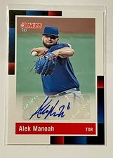 Alek Manoah AUTO RC Panini Donruss 2022 Certified SP Blue Jays Free Shipping