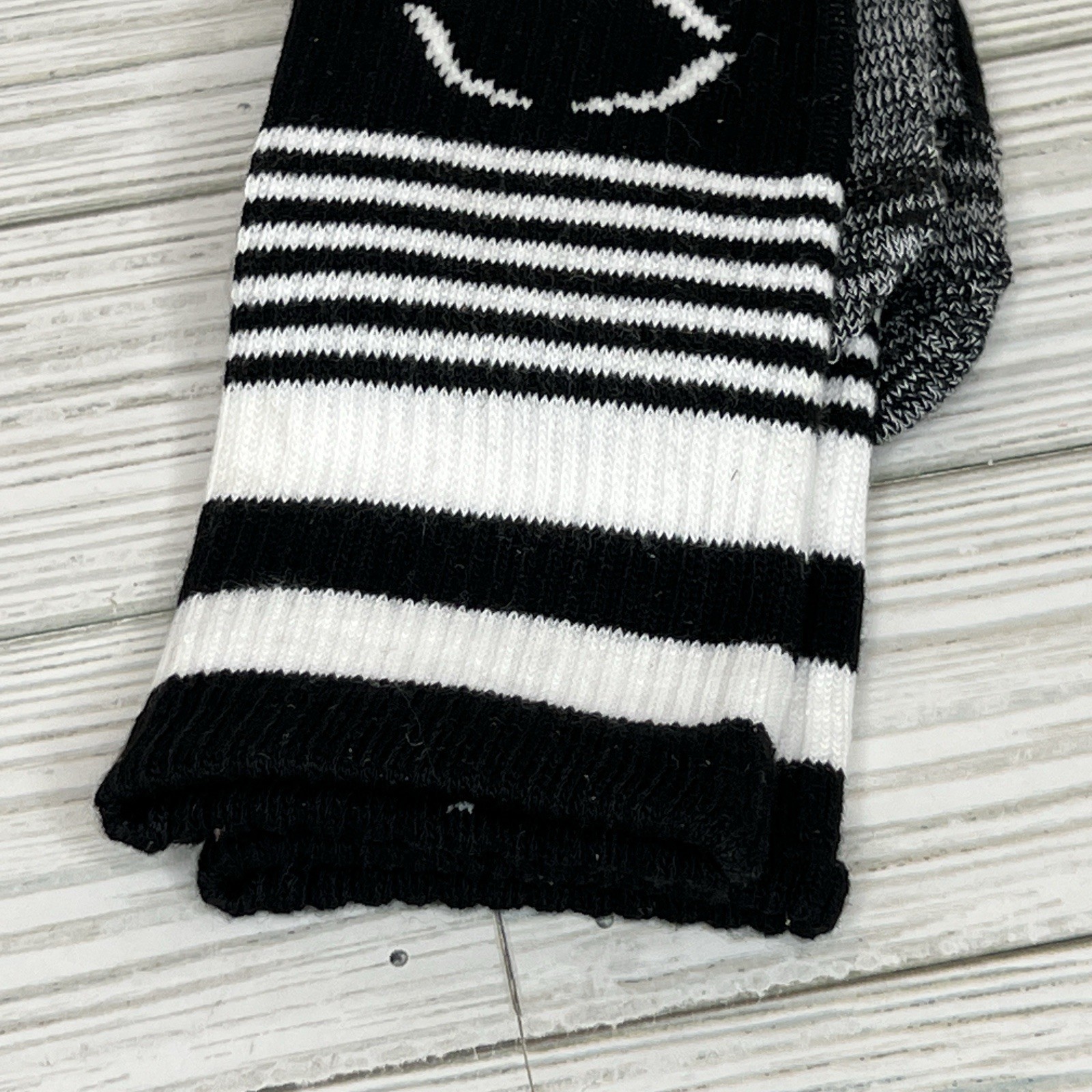 NEW EvoShield Throwback Game Socks Great For Baseball Softball Black White Small