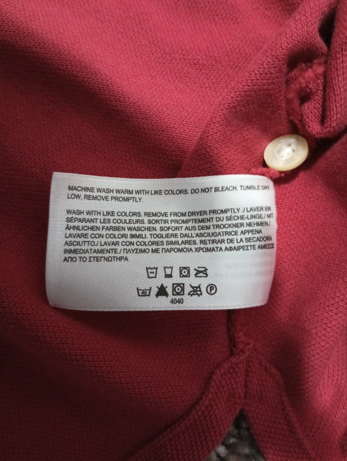 Brooks Brothers Polo Shirt Men's XL Red Short Sleeve 100% Cotton  thumbnail 5