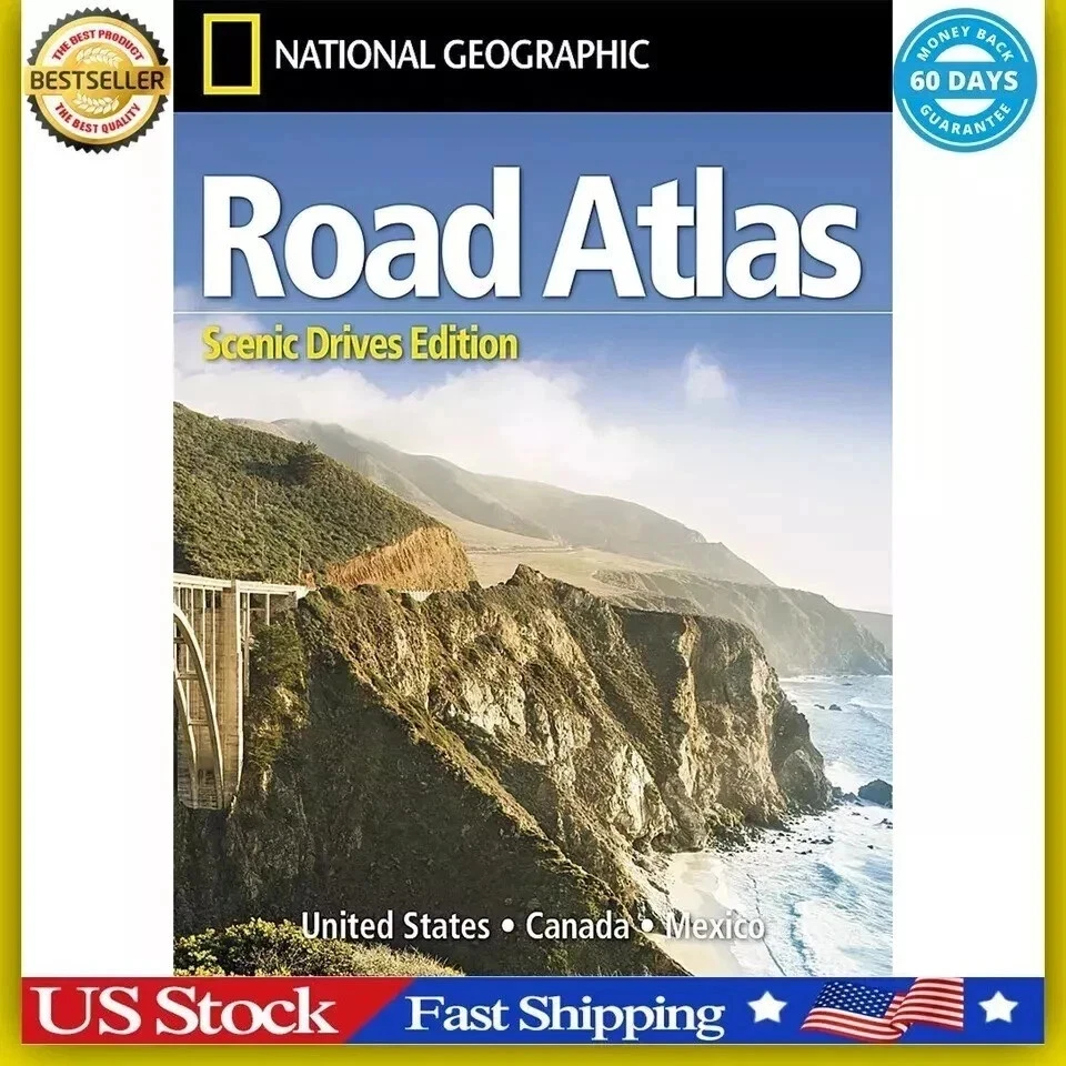 Rand Mcnally USA Road Atlas 2025 BEST Large Scale Travel Maps United States NEW Foto 4 de 4