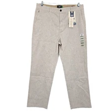 Dockers Men's The Ultimate Chino Straight Fit Lightweight Pants Grey Size 36