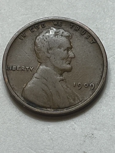 1909-P VDB Lincoln Cent ~ GOOD (GD) Condition ~ Fill Your Album Lot V943